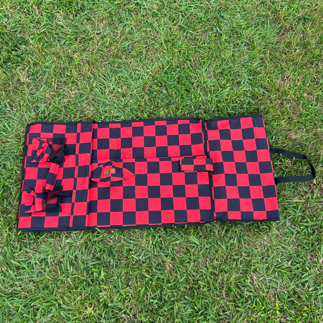 Red Checkerboard Tailgate Wagon