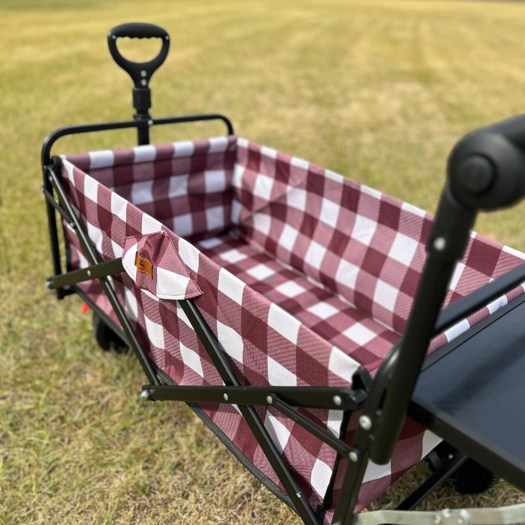 Maroon Buffalo Stroller Wagon