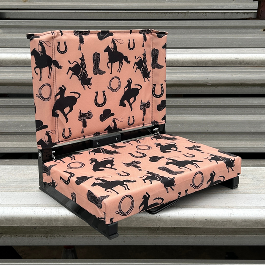 Rodeo Cowboy Folding Stadium Seat