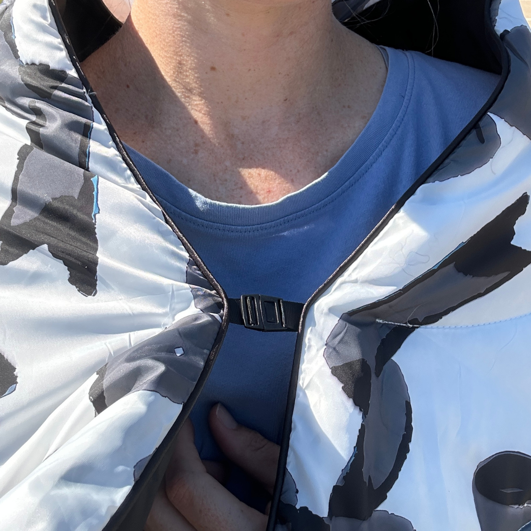 Black Bows - Indoor/Outdoor Puffy Blanket