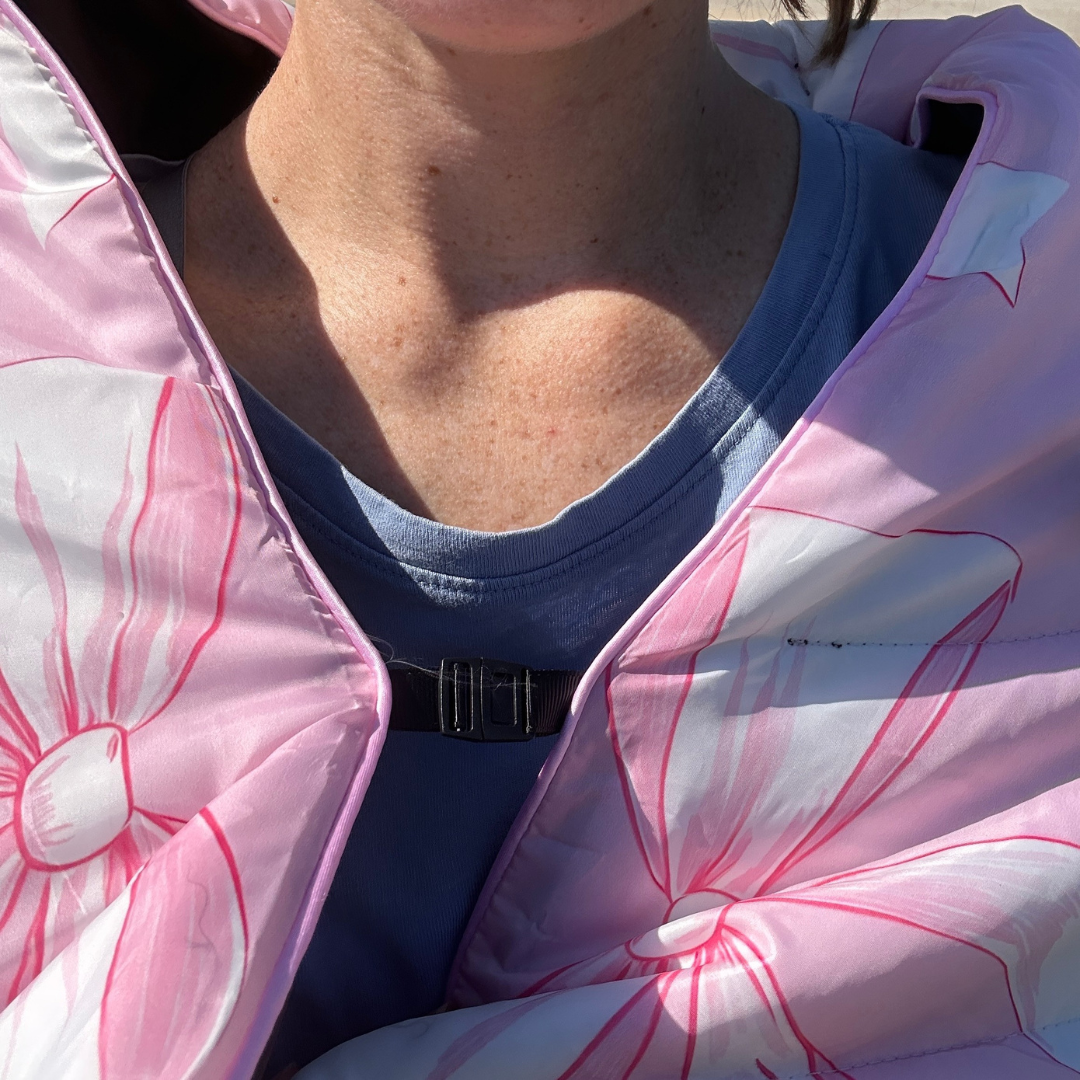 Pink Bows - Indoor/Outdoor Puffy Blanket