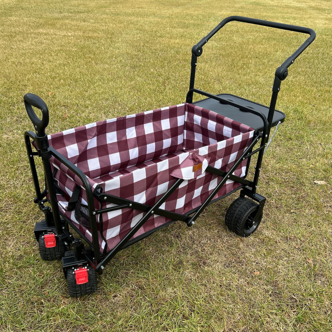 Maroon Buffalo Stroller Wagon