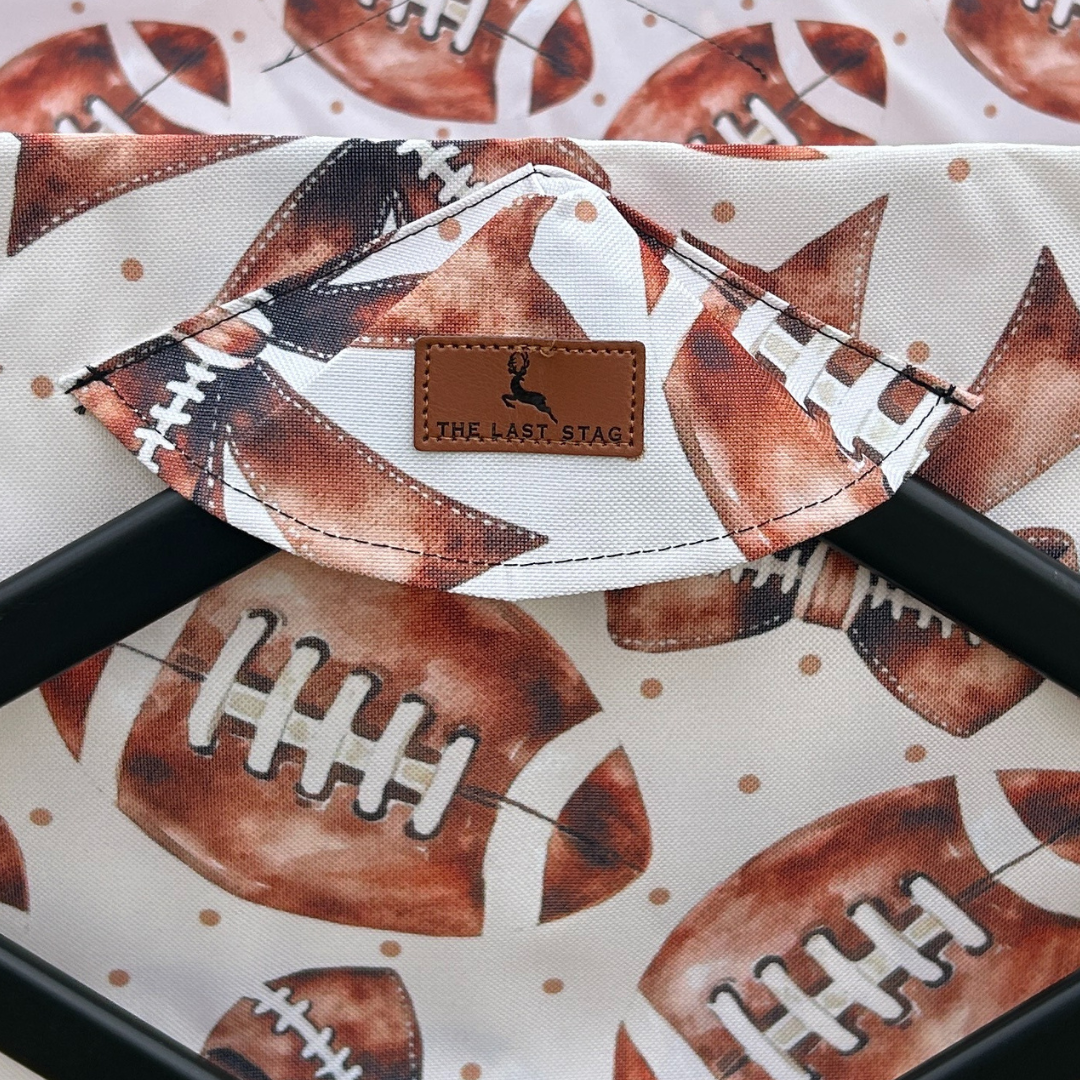 Footballs & Bows - Stroller Wagon [INSERT]