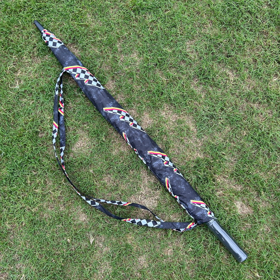 Racing Bolts - UPF 50+ Large Golf Umbrella