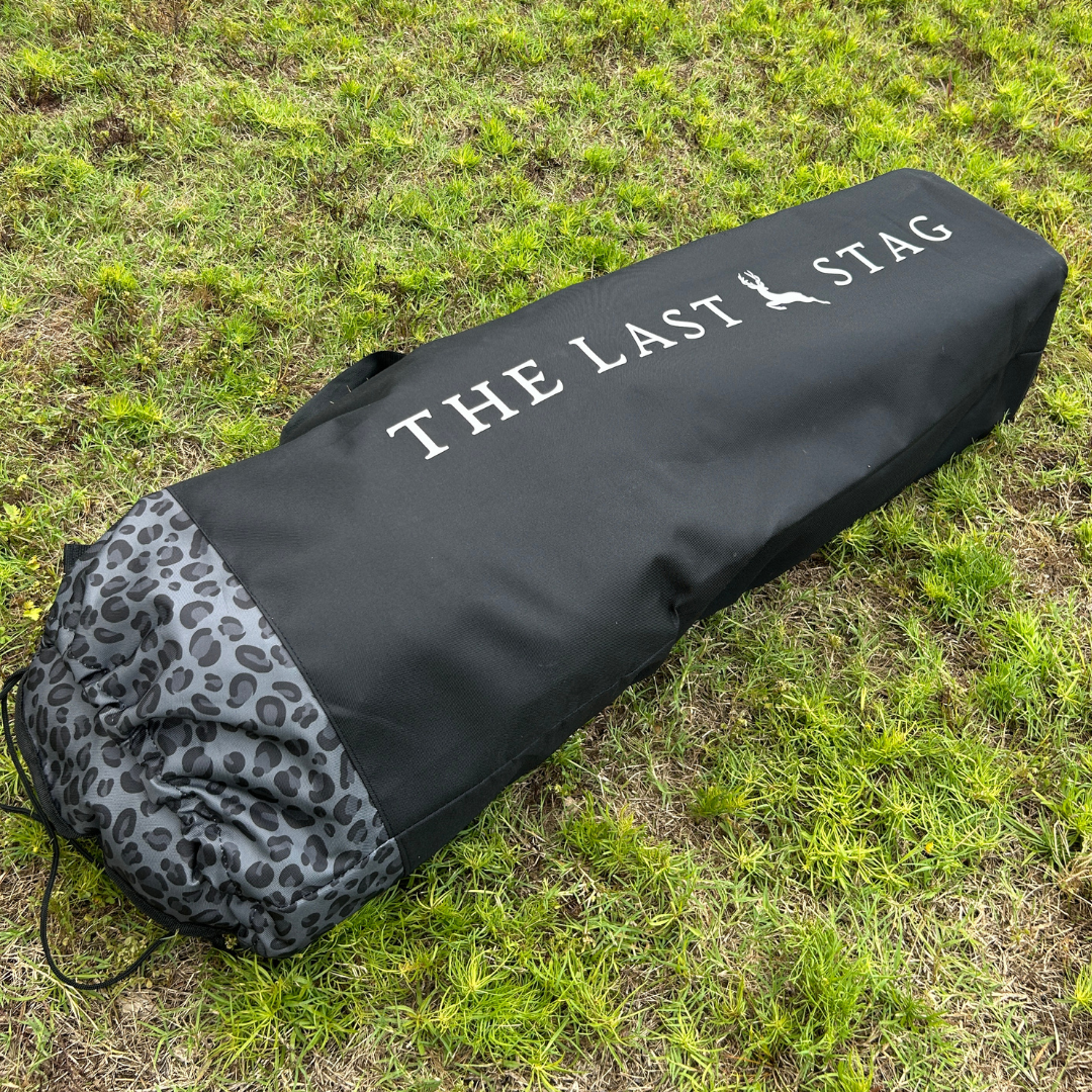 Black Leopard - Heated Camping Chair