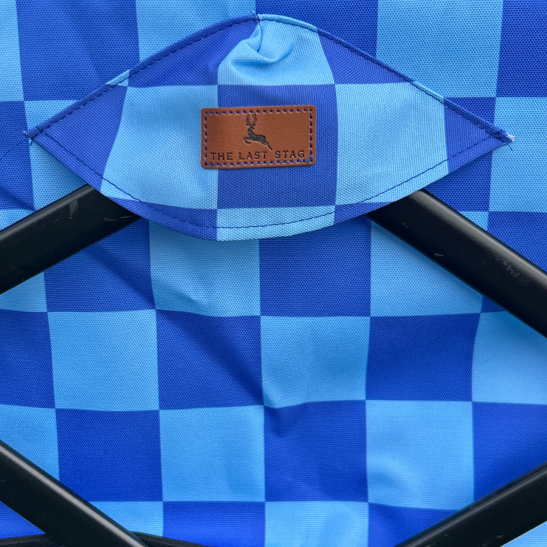 Blue Checkerboard Tailgate Wagon