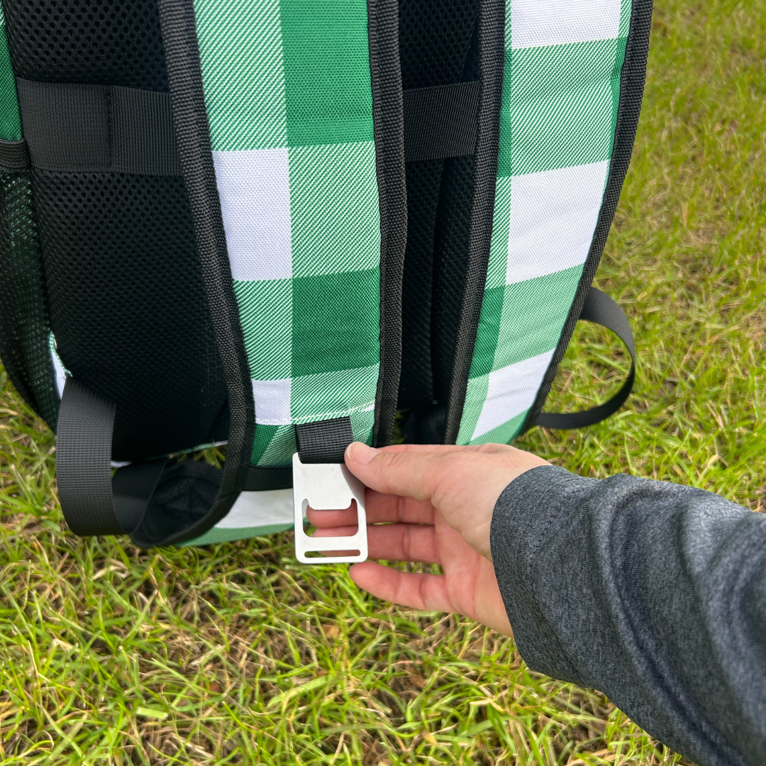 Green Buffalo Backpack Cooler
