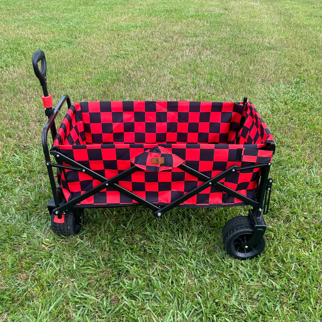 Red Checkerboard Tailgate Wagon