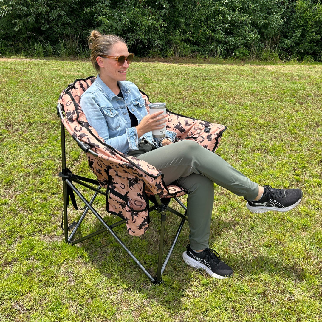 Rodeo Cowboy - Heated Camping Chair