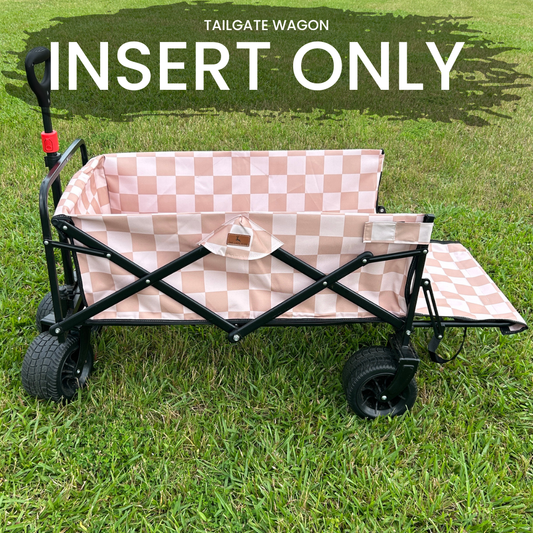 Beige Checkerboard - Tailgate Wagon [INSERT]