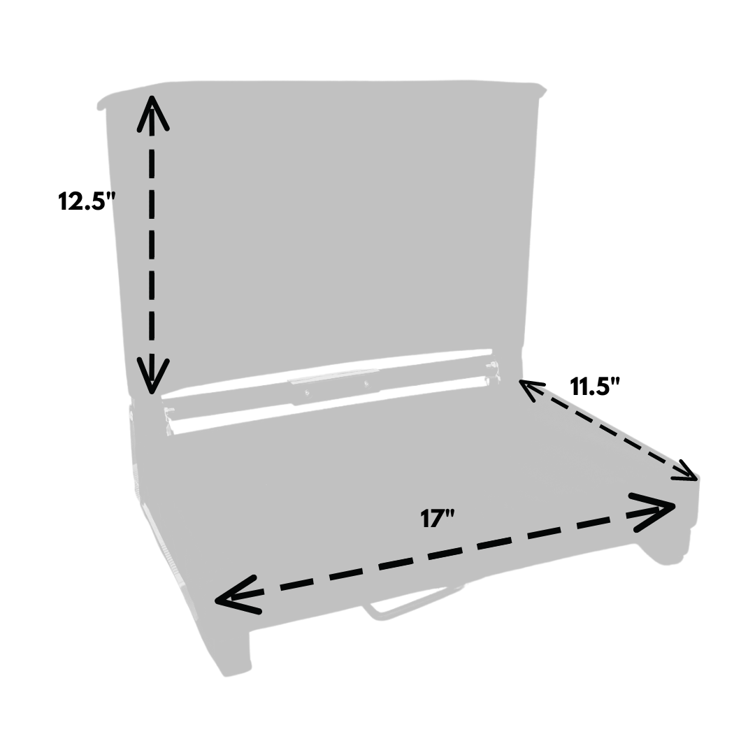 Navy Folding Stadium Seat