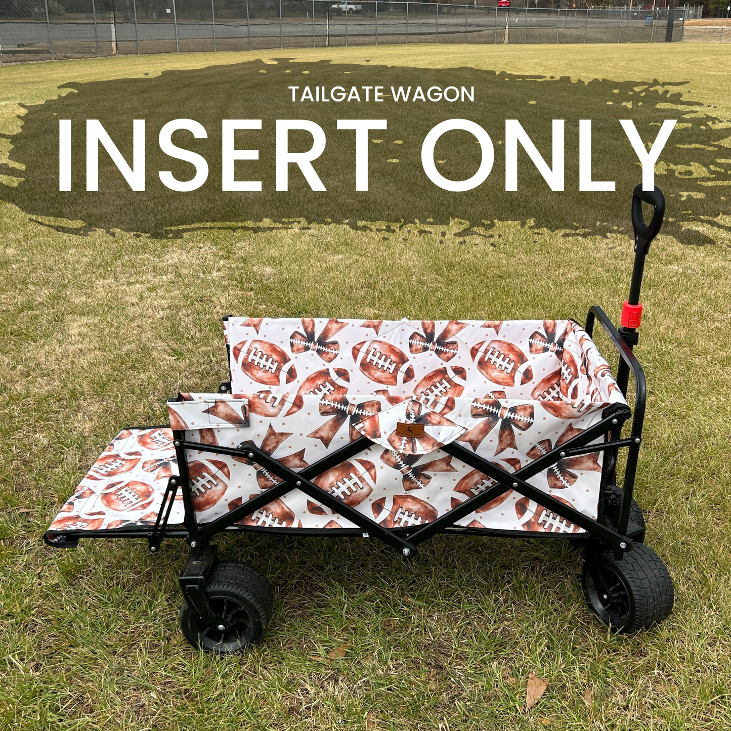 Footballs & Bows - Tailgate Wagon [INSERT]