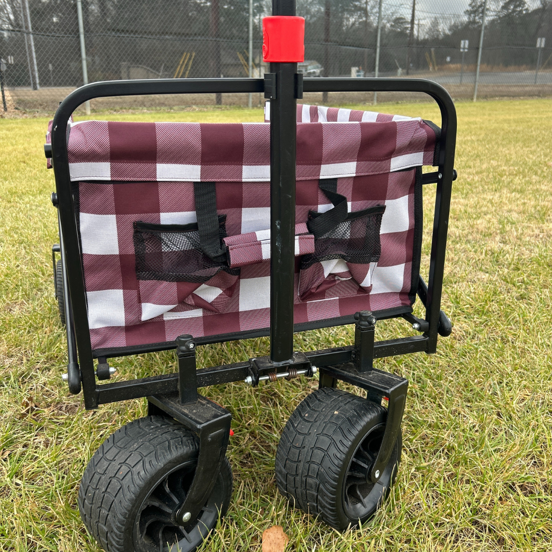 Maroon Buffalo Tailgate Wagon