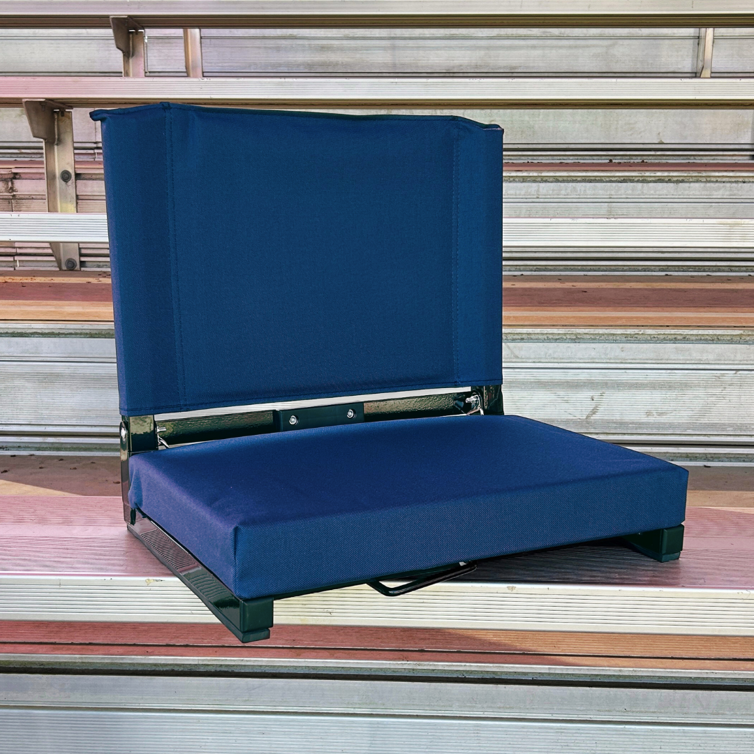 Navy Folding Stadium Seat