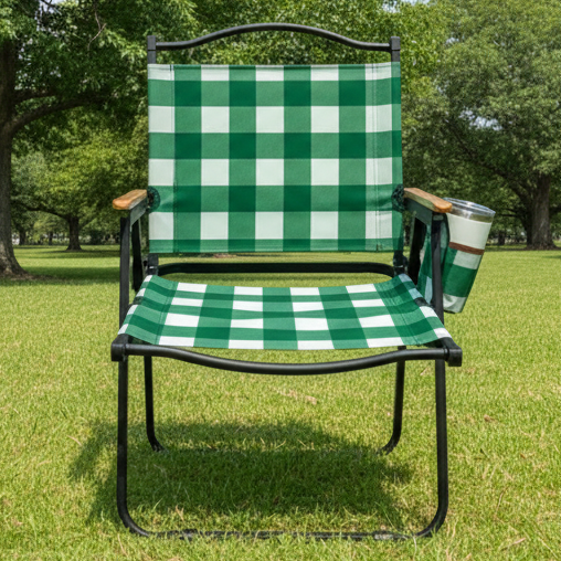 Green Buffalo Folding Lawn Chair