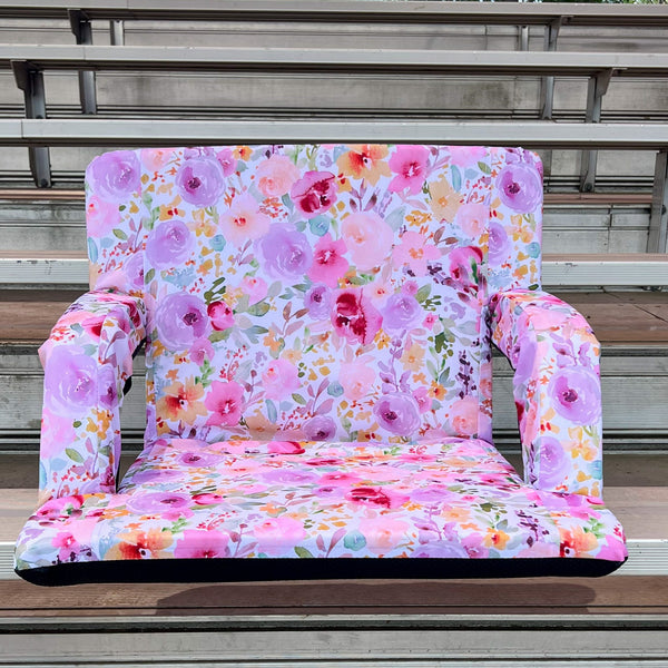 Americana Floral 23 Stadium Seat with Armrests – The Last Stag