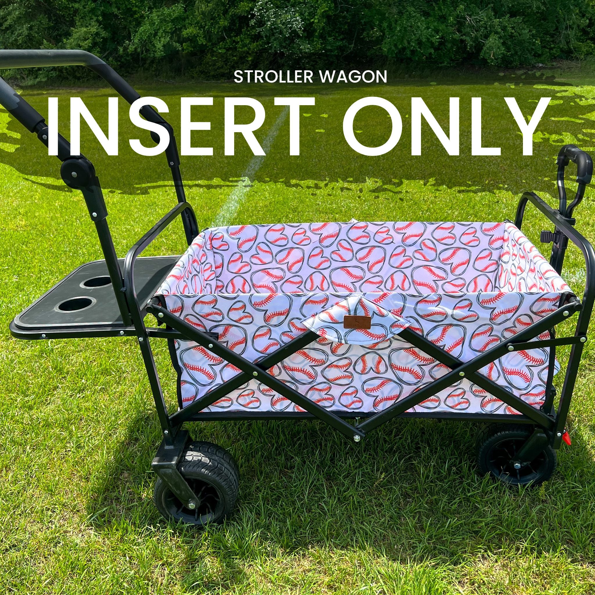 Baseball Hearts - Stroller Wagon [INSERT] - The Last Stag