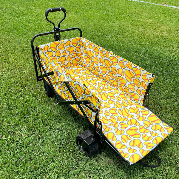 コテージカッツ　カッティングダイ　キャンプ　8ダイ TailgateWagon_Hearts-Softball-