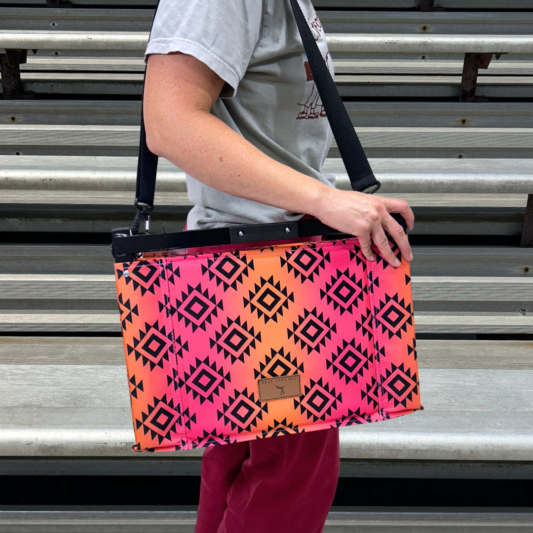 Neon Tribe Folding Stadium Seat